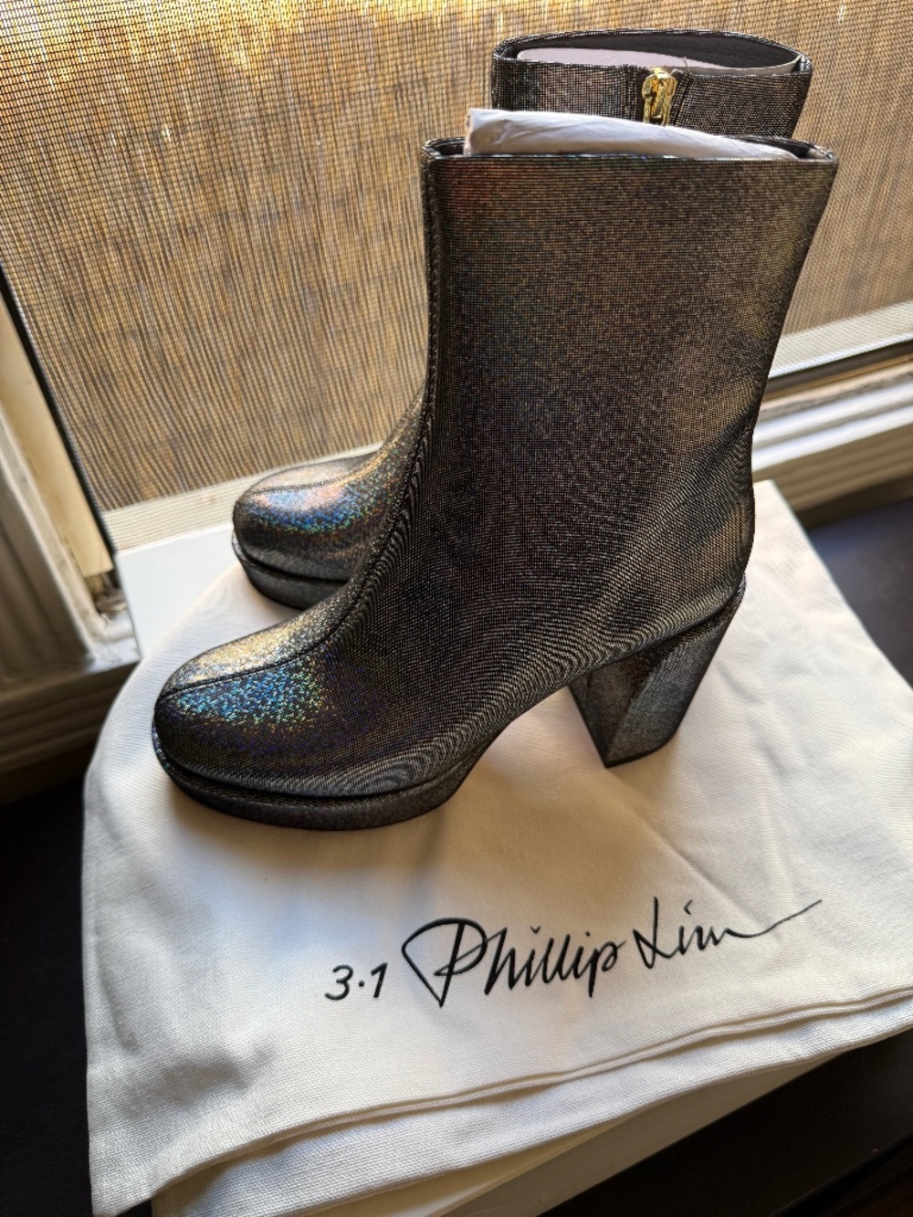 3.1 Phillip Lim holographic space boots